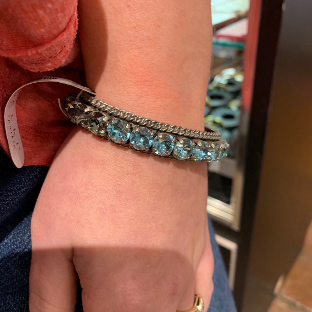 Sorrelli Adjustable Bracelet Swarovski Crystals